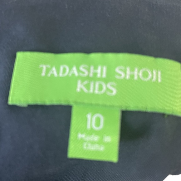 Tadashi Shoji Kids Navy shift dress- Size 10 Girls - Picture 5 of 9
